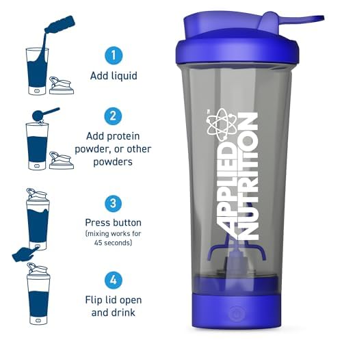 Applied Nutrition Bundle ABE Pre Workout 375g + Electric Shaker | All Black Everything Pre Workout Powder, Energy Drink, Physical Performance, Creatine, Beta Alanine, Caffeine (Tropical) Tropical