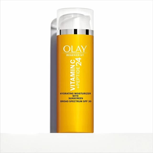 Olay Vitamin C Hydrating moisturizer with sunscreen, SPF 30, 1.7 Oz 1.7 Fl Oz (Pack of 1)