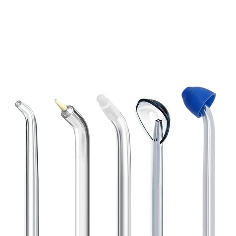[Australia] - Jerilla 9 Piece Oral Irrigator Nozzle Set Replacement Nozzle Tips Compatible with Waterpik Water Flosser WP-100 WP-250 WP-450 WP-560 WP-660 WP-811 WP-900 WP-940 9 Pieces with Nasal Rinse Nozzle 