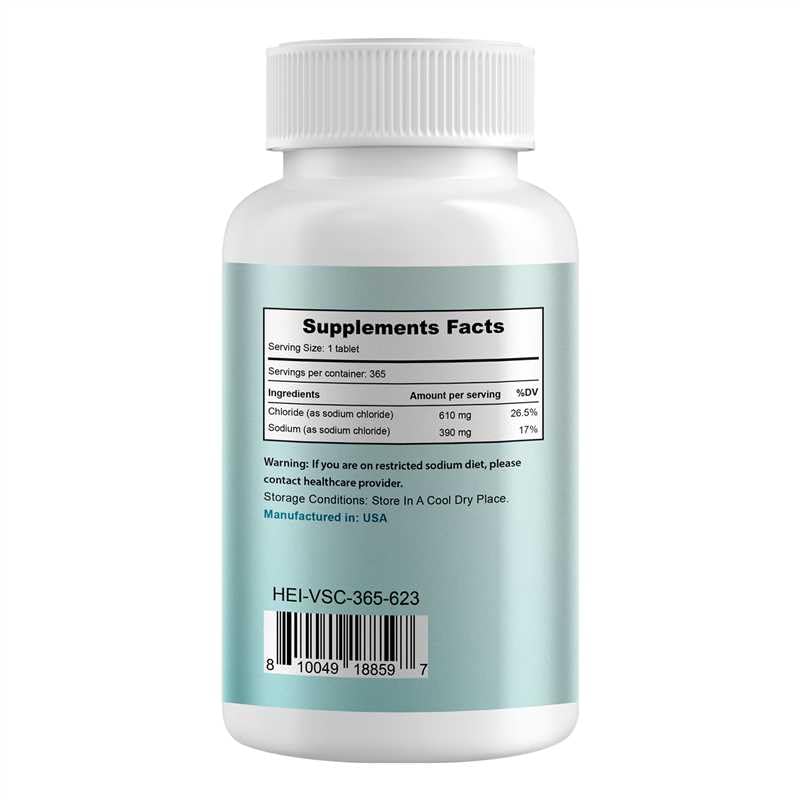 [Australia] - Sodium Chloride Tablets 1000mg - Pure Salt Tablets, 365 Tablets, Sodium Chloride, Non-GMO - Electrolyte Balance and Hydration Support, Electrolytes Replenisher Hydration Drink Unflavored 