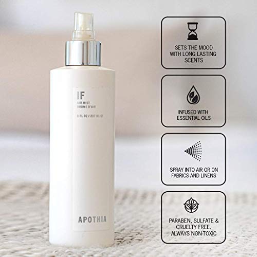 APOTHIA Bronzed Air Mist - Spray Premium Essential Oils - 8 oz - 236 ml | Indoor Room Spray - Orange Blossom & Jasmine - Small Batches for Luxury Quality Bronzed | Orange Blossom & Jasmine