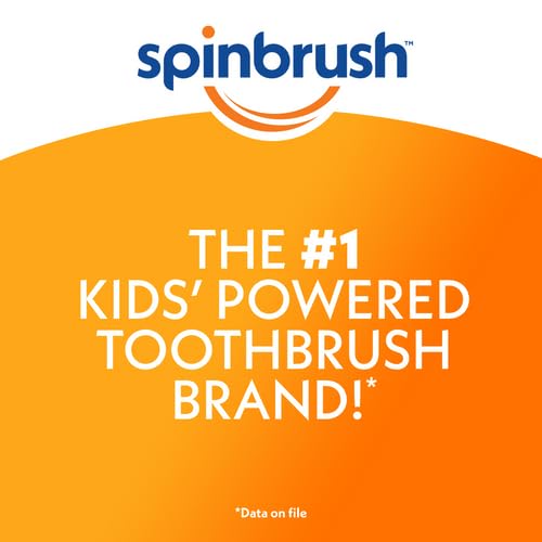 [Australia] - Spinbrush Kids Electric Toothbrush, Glow in The Dark, Battery-Powered 