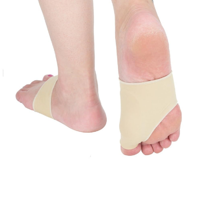 [Australia] - 2 Pcs Bunion Relief Pads Sleeve, Elastic Gel Big Toe Bunion Pain Relief Hallux Valgus Corrector Cushions, Splint Orthopedic Corrector Socks for Women and Men - Nude 