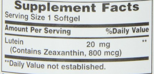 [Australia] - Nature's Bounty Lutein 20 mg 40 Softgels (Pack of 2) 40 Count (Pack of 2) 