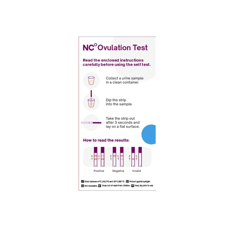 Natural Cycles Ovulation Test Strips 15 Count - 99% Accurate LH Tests | LH detection • At-home fertility testing • Easy-to-read strips • Identifies fertile window • 15 test strips • 99% accurate Ovulation Test Strips (15 Count)