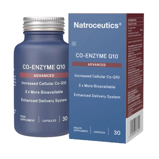 Co-Enzyme Q10 Advanced 30 Vegan Capsules Increased Cellular CoQ10| 3 x More Bioavailable| Enhanced Delivery System