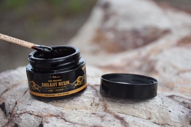 [Australia] - Organic Pure Himalayan Shilajit Resin, Natural Supplement for Men & Women Over 85 Trace Minerals, Fulvic Acid and Humic Acid Vegan Gluten Free Non-GMO - 600 mg - 30g Jar 