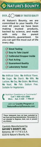 Nature’s Bounty Vitamin B12 5000 mcg Sublingual Liquid, Cardiovascular Health & Cellular Energy Support, 2 Fl Oz (1 Count) 2 Fl Oz (Pack of 1)