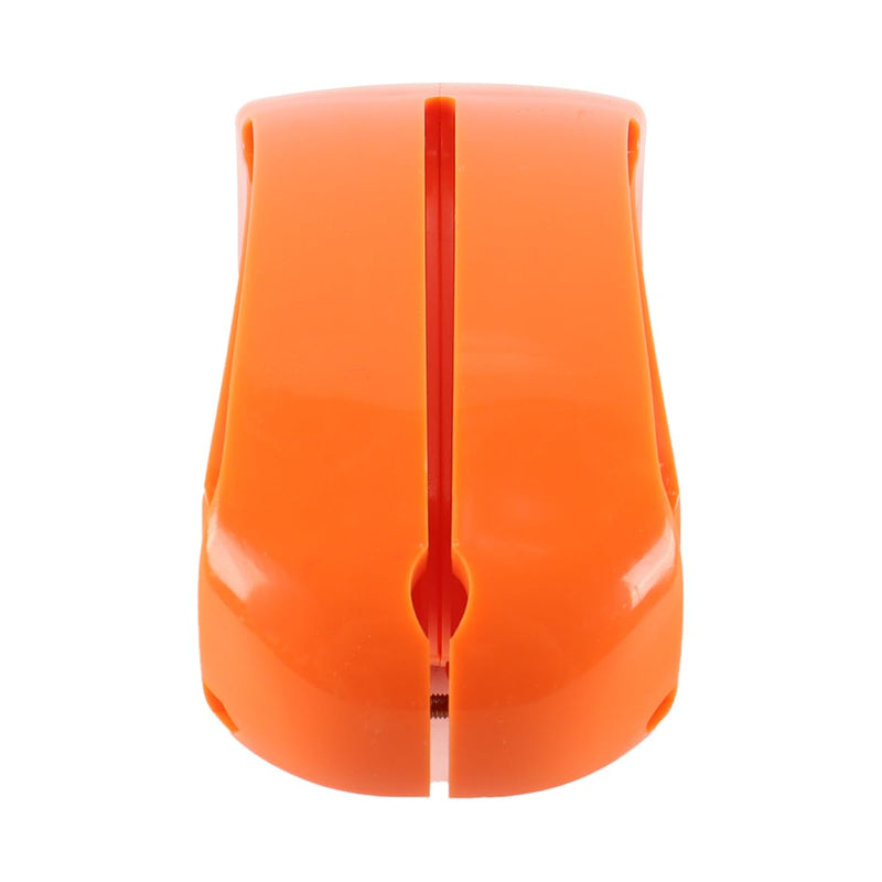 Writing and Drawing Aid Device Pen Gripper Handwriting Aid for Right and Left Hand Parkinson's Patients Essential Tremor Fluted Stylus Grip Orange