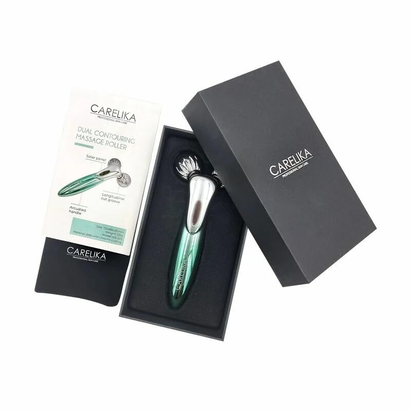 [Australia] - Y-Shape Dual Massage Roller – Solar-Powered Face & Body Contouring Tool for Facial Lifting & Muscle Relaxation 