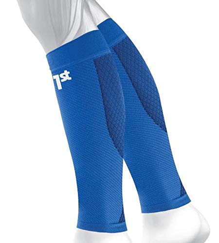 [Australia] - OS1st Calf Compression Sleeves for Men & Women relieves shin splints, leg fatigue and reduces recovery time Small Grey 