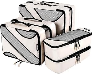BAGAIL 8 Set Packing Cubes and 6 Set Luggage Packing Organizers