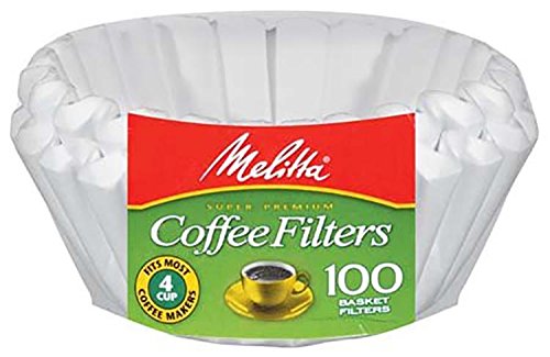 [Australia] - Melitta Junior Basket Coffee Filters White 100 Count (3 pack) 