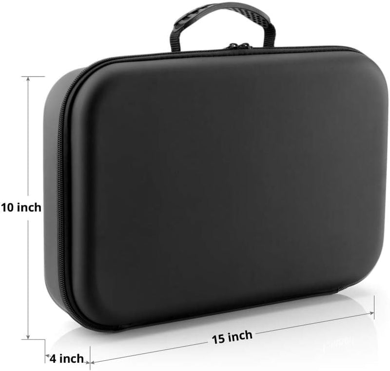 [Australia] - tombert Carrying Case for Hypervolt Massage Gun, 2025 5 Attachment Slots Portable Storage Box, Hard Shell Storage Box for Hypervolt Portable Massage Gun (Case Only) BLACK-N 