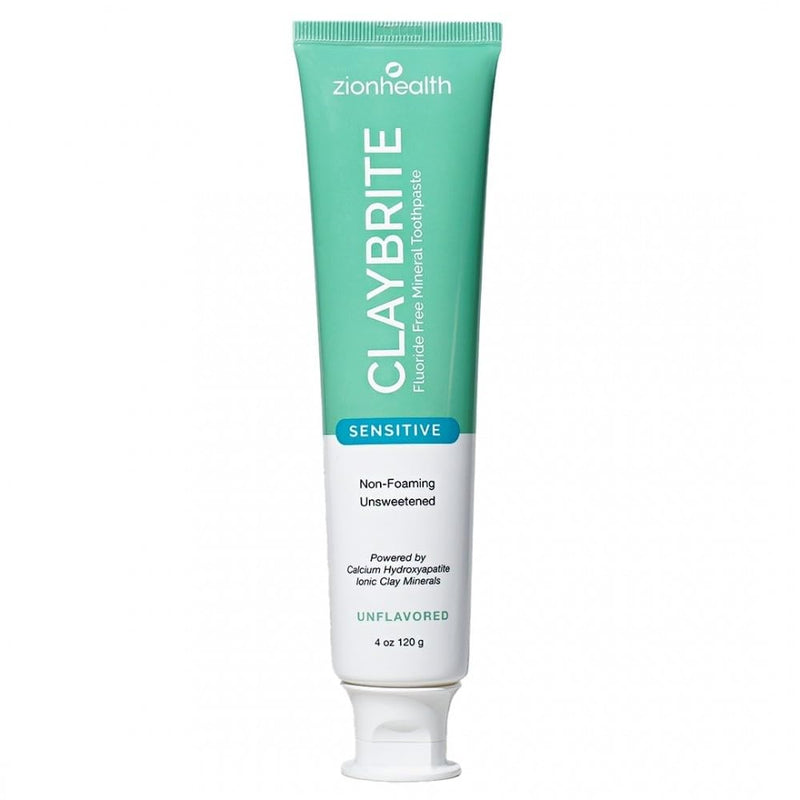 ClayBrite Sensitive Natural Toothpaste Zion Health 4 oz Paste