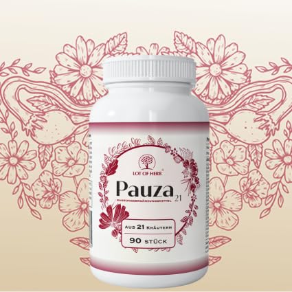 [Australia] - LOT OF HERB Pauza21 | Menopause Support Capsules | Natural Menopause Capsules | 21 Herbs for Mood Swings, Hot Flashes & Night Sweats | 90 capsules 