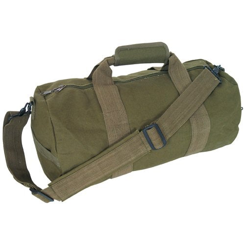 FOX OUTDOOR PRODUCTS Durable Multi-Functional Tactical Everyday Hauling Roll Bag with Detachable Shoulder Strap and Wrap-Around Cotton Handles | Available in 3 sizes: 9" X 18", 12" X 24" or 14" X 30" 12 x 24-Inch Olive Drab