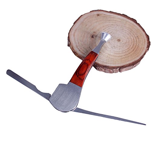 [Australia] - 3 in 1 Stainless Steel and Rosewood Tobacco/smoking Pipe Scraper Nozzle Cleaner Tamper Tool Set 