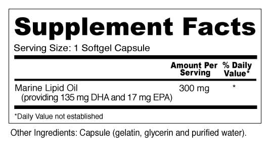 [Australia] - DHA Kids - Mercury-Free Fish Oil 135 mg DHA/150mg Omega 3s per Capsule (90 Capsules) 