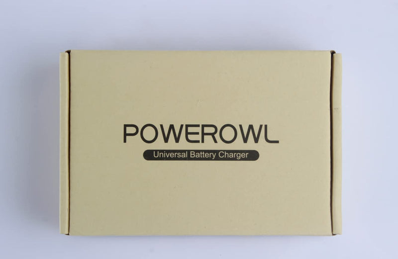 [Australia] - POWEROWL 8 Bay AA AAA C D Battery Charger, USB High-Speed Charging, Independent Slot, for Ni-MH Ni-CD Rechargeable Batteries… 