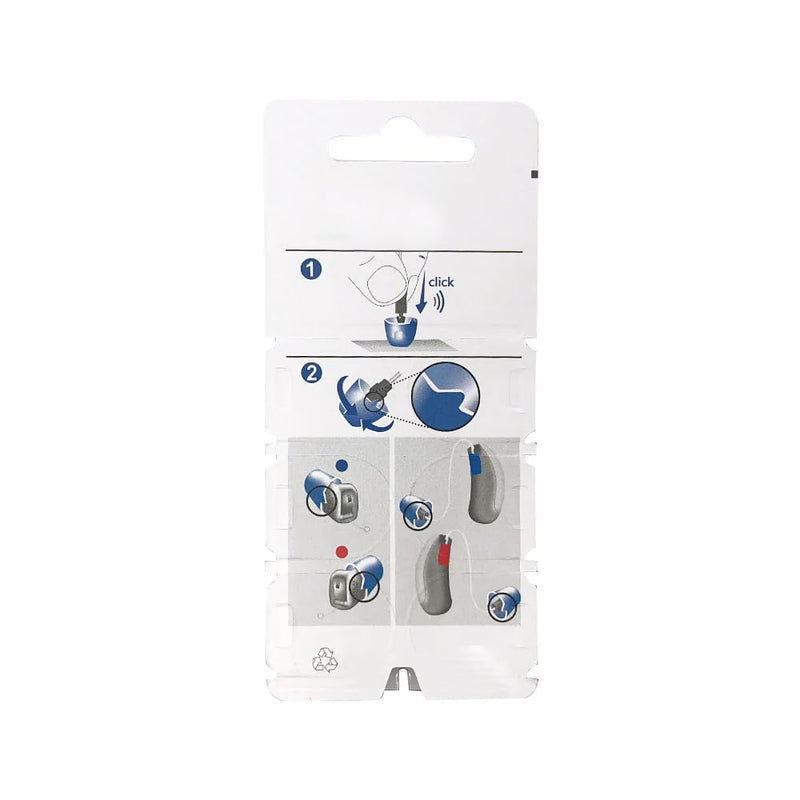 6 Domes Click-Sleeve Open Vented for Hearing Aids Signia Siemens (S) S