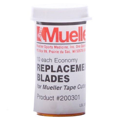 Mueller Economy Tape Cutter, Replacement Blades Pack of 10 Replacement Blades, Pack of 10