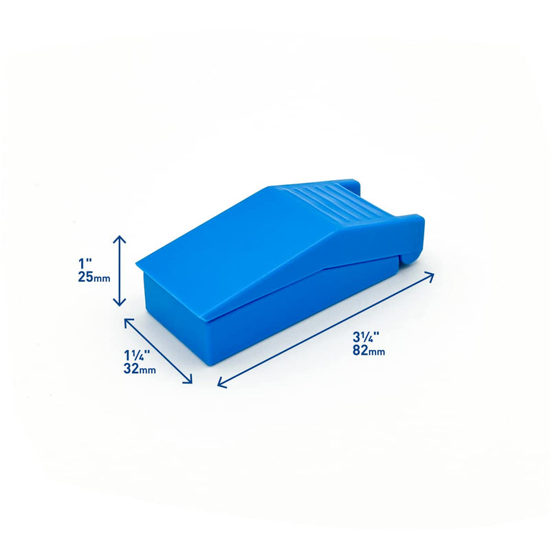 Acu-Life Pill Cutter with Storage, Cut Pills, Vitamins and Tablets, Blue | Stainless Steel Blade, Sturdy, Accurate, Safely Cuts in Half Small, Tiny and Large Pills, for Seniors, Pets, BPA Free
