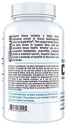[Australia] - InnovaPharm Superior Cissus - QuadraFlex 4800mg -180 caps 