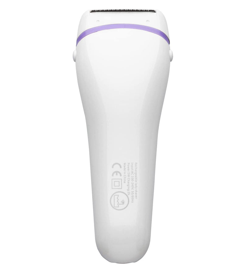 [Australia] - Electric Lady Shaver Bikini Trimmer Wet & Dry Rechargeable Cordless Painless Electric Razor for Women, LED Display Razor for Legs Underarms (Violet) Violet 