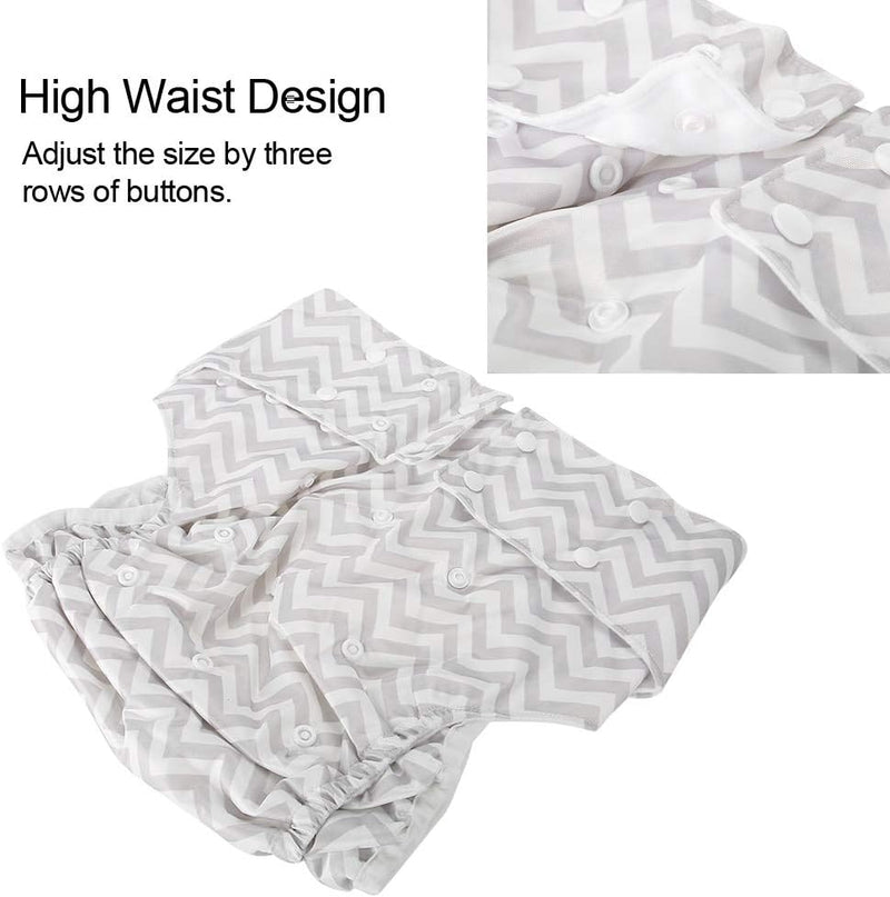 [Australia] - Adult cloth diapers, washable adult nappy with hook and loop for adult special elderly incontinence incontinence care protective underwear(Z13) Z13 