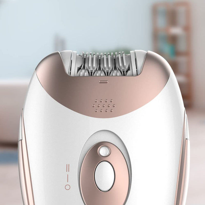 [Australia] - Cecotec wireless epilator Bamba SkinCare Depil-action. Lithium battery, 40 minutes battery life, waterproof, interchangeable heads, 2 speed settings, wireless mode SkinCare Depil action 