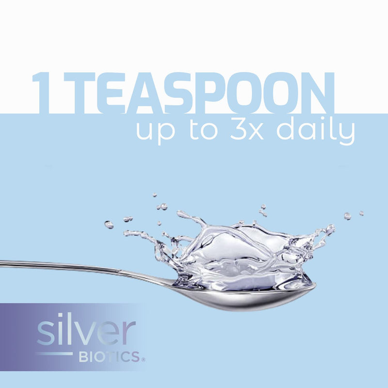 [Australia] - Silver Biotics Colloidal Nano SilverSol Ag₄O₄ 10 PPM Immune Support | Bio-Hacking Immune Building Natural Support | 16 Fl Oz 1 Pound (Pack of 1) 