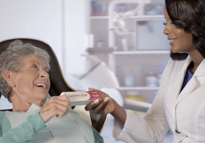 [Australia] - Cushion Grip Thermoplastic Denture Adhesive, 1 oz (Pack of 5) Makes Loose Dentures Fit Better and Stay in Place [Not a Glue Adhesive, Acts Like a Soft Reline] 