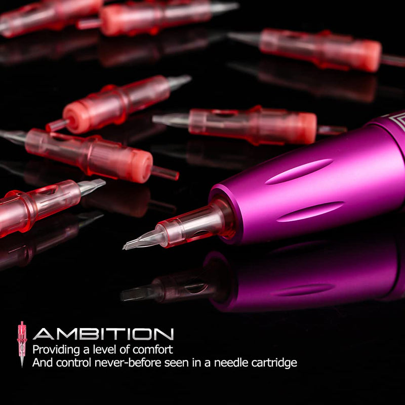 [Australia] - Ambition 20Pcs Disposable Tattoo Cartridge Needles Standard 5F - 0.35MM Permanent Makeup Eyebrows Eyeliner Lips & SMP Tattoo Cartridge Supplies for Rotary Tattoo Pen Machine (1205F) 1205F 