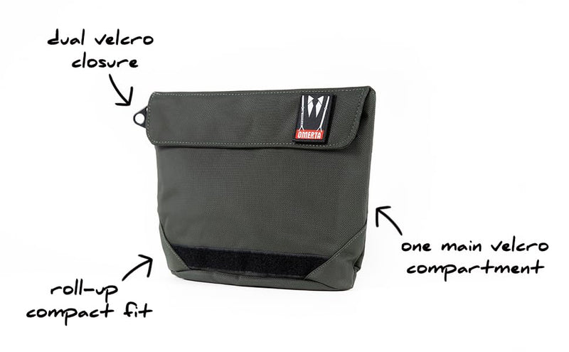 Odor Sealing Pouch, Carbon-Filtered Smell/Spill Proof Bag, Water Resistant, Discreet Compact Fit, Collector Camo 12 Inch Standard