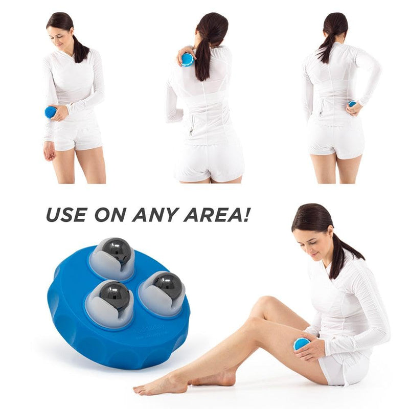 [Australia] - ProStretch Marble Roller, Hand-Held Portable Massage Tool with Magnetic Balls for Acupressure and Muscle Soreness Relief 