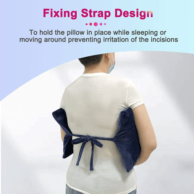 [Australia] - Hysterectomy Pillow Post Surgery Abdominal C Section Hysterectomy Recovery Must Haves Tummy Tuck Mastectomy Seatbelt Pillow Stomach Endometriosis Breast Reduction Augmentation Cancer Gift Purple Omnibearing 