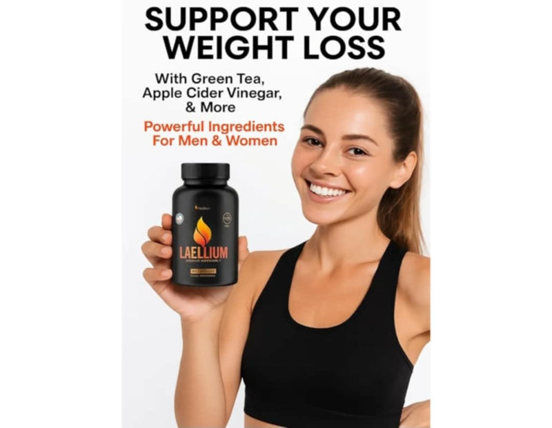 Laellium - All Natural/Weight Management Support - 60 Capsules - Vegan/New & Sealed/Slim Warriors