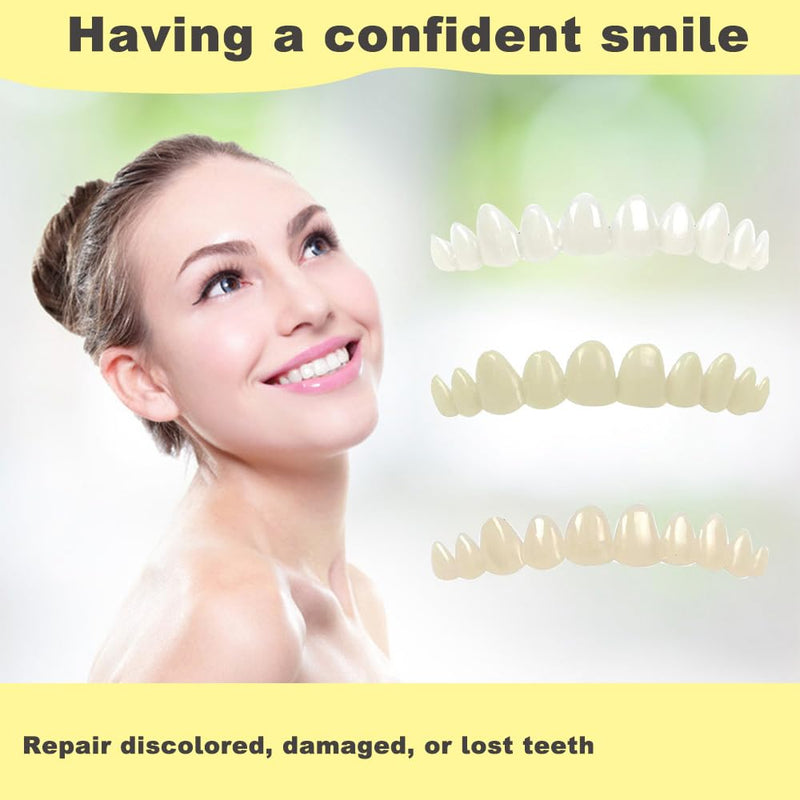 [Australia] - Dental repair kit - fix the lost teeth and broken teeth quickly restore a confident smile. The perfect tooth combination of 3 colors makes it look more natural. 