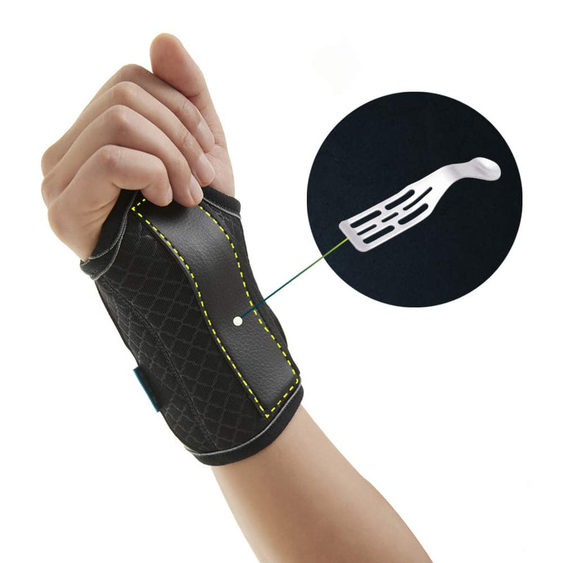 [Australia] - SOZO Boa Micro Adjustable Wrist Brace, Support with Splint for Carpal Tunnel, Tendonitis, Arthritis, Wrist Injury and Pain (Right, Medium) Right 