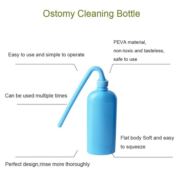 Colostomy Bag Cleaning Tool, Ostomy Bag Washing Bottle, Suitable for Cleaning of All ostomy Bags(1PCS)