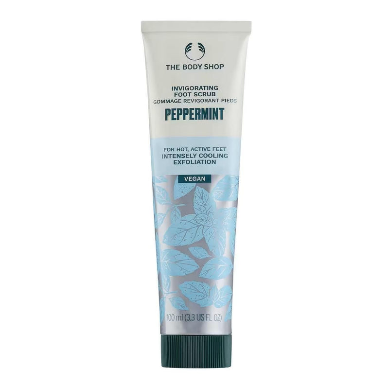 [Australia] - The Body Shop Peppermint Invigorating Foot Scrub, Exfoliating Treatment, 3.3 Fl Oz 