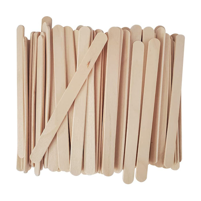 [Australia] - Waxing Kit, Non Woven Cloth Hair Removal Wax Strips Multi Size Combo - 100 Large & 200 Small Strips, 200 Wooden Applicator Sticks, Full-Body Hair Removal for All Non-Woven Kit 