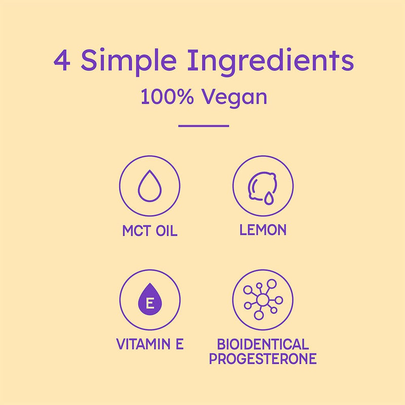 [Australia] - Proov Balancing Oil for Face and Body with 2500 mg bio-identical USP Natural Progesterone, MCT Oil and Vitamin E Oil (and Lemon Oil) l Vegan Moisturzing Skincare For Women | 1 Fluid oz/30mL 
