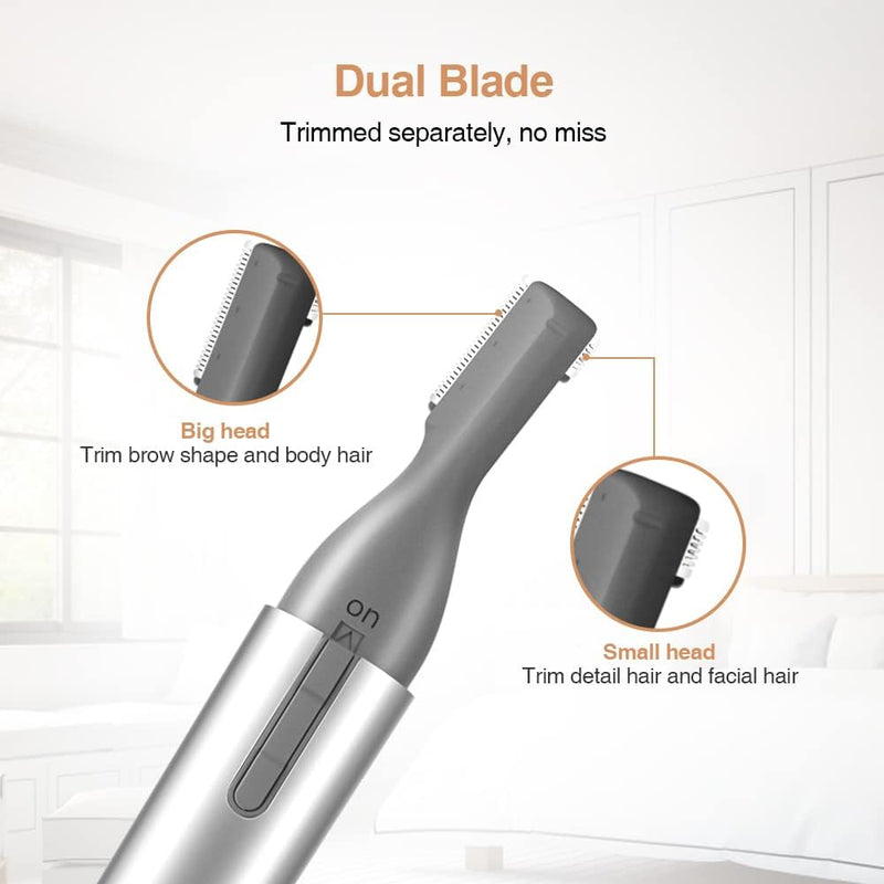 [Australia] - TOUCHBeauty Electric Eyebrow Trimmer, Electric Eyebrow Trimmer, Portable Eyebrow Epilator with Stainless Steel Blade for Lip Chin, Face, Eyebrows 