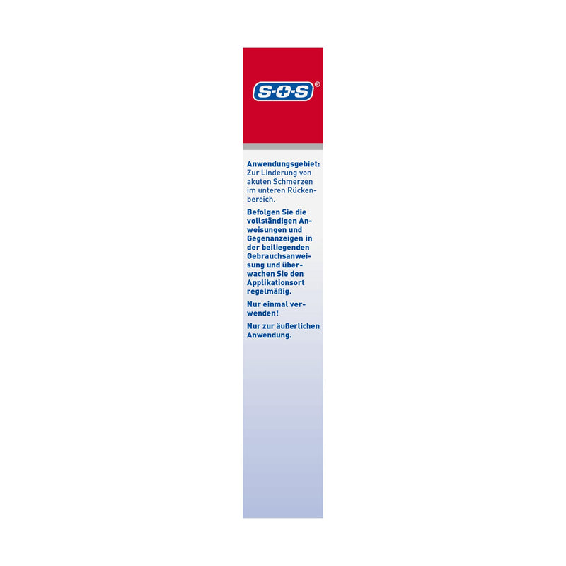 [Australia] - SOS heat patch INTENSE | extra strong XXL heat plasters | relieves cramped muscles and back tension Back pain 5x2 heat pads 13x19.5 cm (pack of 5) 