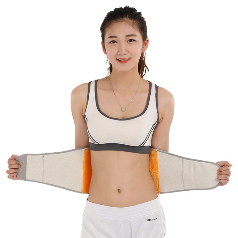 [Australia] - BESPORTBLE Winter Lumbar Belt Fluffy Back Support Warm Belly Protection Kidney Binder Gifts for Men Women Christmas Birthday Party Favors (XL) 
