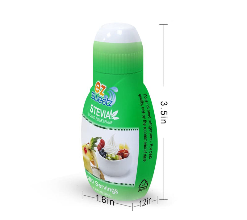 [Australia] - EZ-Sweetz (2-Pack 1.36oz - Liquid De-Bittered Stevia Sweetener 300 Servings/Bottle) 1.36 Ounce (Pack of 2) 
