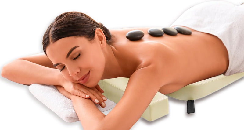 [Australia] - EASY SPA Massage Table Breast Pillow Upgraded for Larger Bust Sizes(AA-С+), Wedge Cushion, Comfort Bolster Wedge, Prone Pillow (Cream White) for Sleep or After Surgery Cream White 