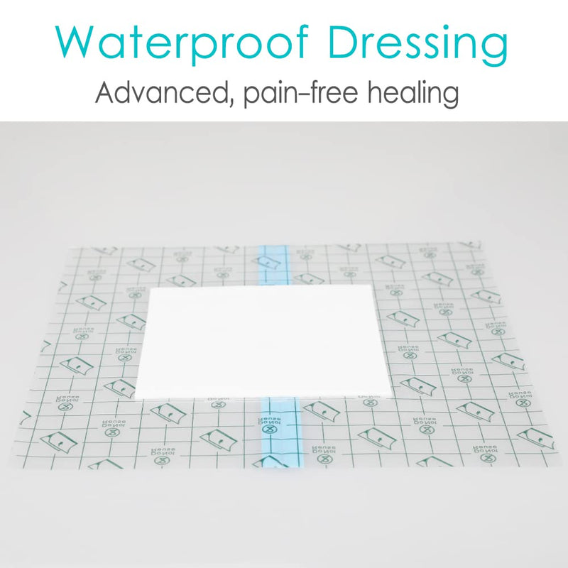 [Australia] - Waterproof Shower Cover Adhesive Bandage Ostomy Stoma Bag Protector Shield Film with Non-Stick Pad for Colostomy Ileostomy Urostomy Water Bath Barrier Men and Women 10"x12" 14Pcs 10x12 Inch (Pack of 14) 